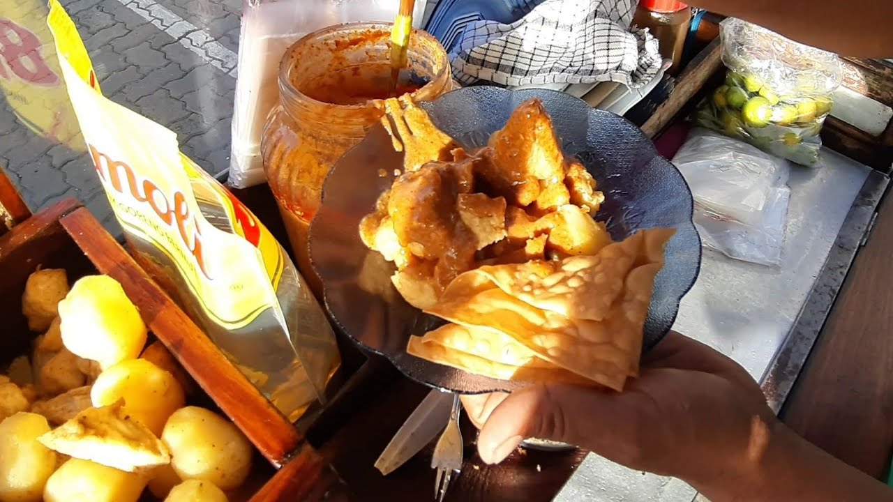 BATAGOR BUMBU KACANG BERLIMPAH !!! INDONESIAN STREET FOOD 