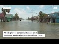 En video: tormenta Alberto inunda casas de playa en la costa de Texas