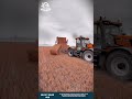 Modern Straw Transport Tractor for Efficient Farm Material Handling Operations #tractor