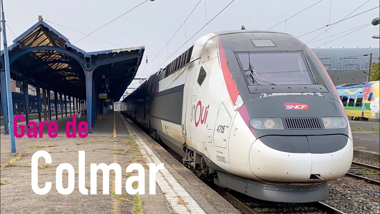 Gare de Colmar | TGV InOui | TER 200 | BB 2600 | Régiolis | TGV Euroduplex | SNCF