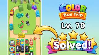 🚌 Color Bus Trip - Level 70 Walkthrough & Solution [100% Solved!]