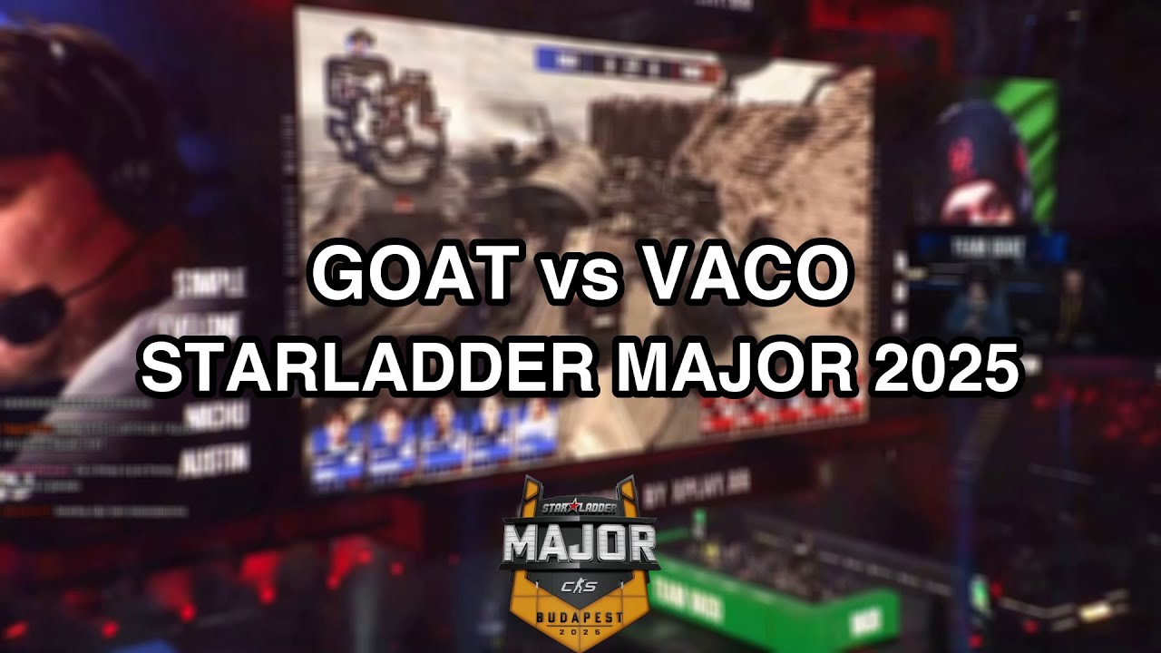 Gaules | STARLADDER BUDAPEST MAJOR 2025 | FINALS | SHOWMATCH | GOAT vs VACO