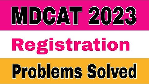 MDCAT Registration 2023 Challan Paid but Still Pending Option on Portal Problem Solved 2023