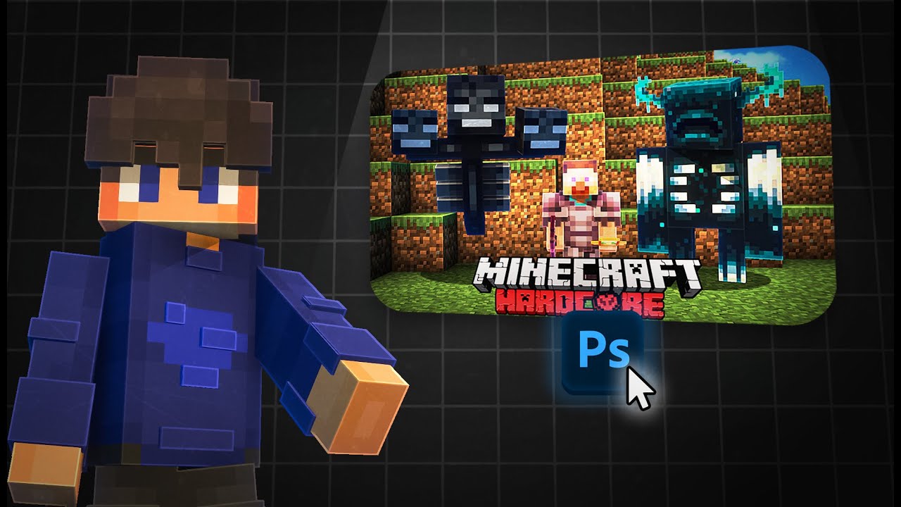 How to make a Minecraft thumbnail (easy and free) - YouTube