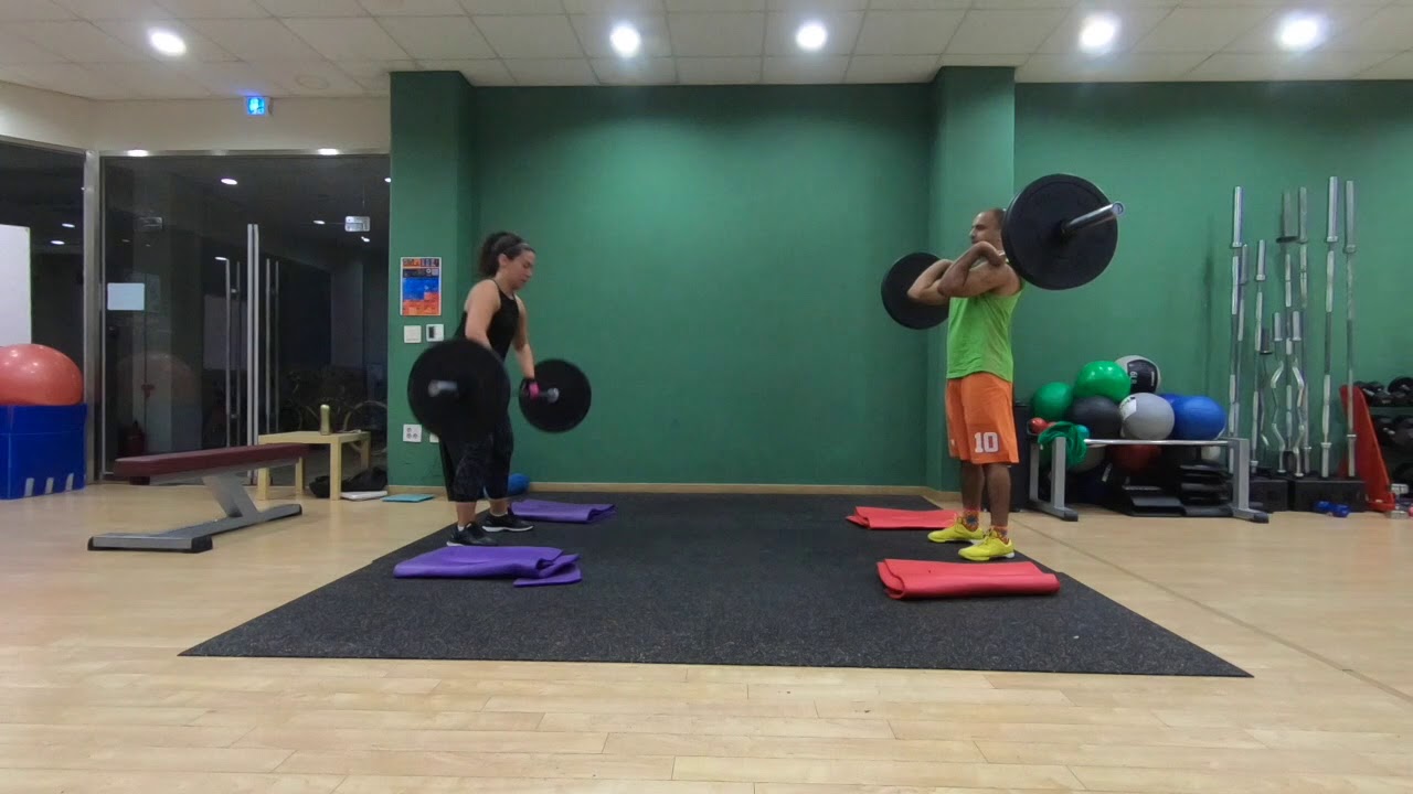 CrossFit October 5, 2018 21159 cleans, burpees over the bar, dips