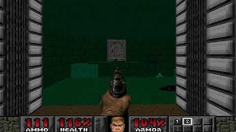 PSX DOOM Fall of Triton  - Level 01 - Triton Entryway