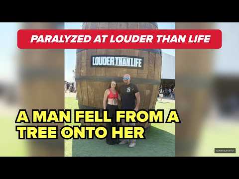 Louder Than Life: woman paralyzed after man falls from tree onto her