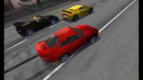 Need For Speed 4 High Stakes running under VMware Player