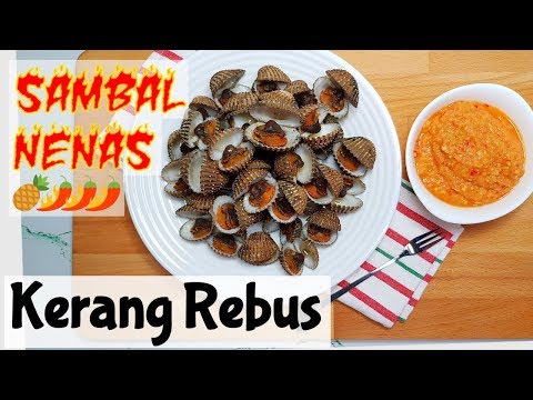 kerang-rebus-medan-sambal-nenas-|-jajanan-anak-medan-|-clams-boil-with-pineapple-chili-sauce