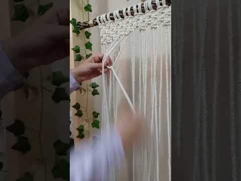macrame curtain. #macramepattern