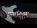 Groovy bluesy jazz b7 lick