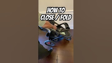 How to Close and Fold the Graco Baby Jogger Stroller #shorts #graco