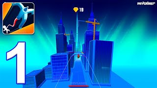 Swing Loops: Grapple Hook Race - Gameplay Walkthrough Part 1 - Parkour Race (Android, iOS) screenshot 5