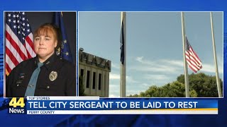 Tell City police sergeant being laid to rest Monday