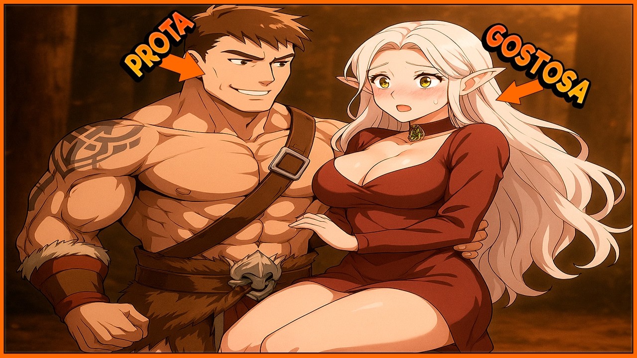 Fracassado Reencarna como BÁRBARO e Encontra uma Elfa Linda - Manhwa