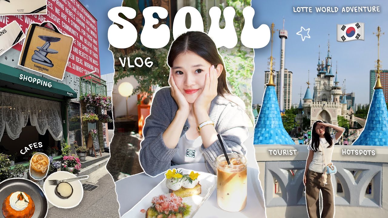 SEOUL AS A TOURIST 🇰🇷✨  exploring the city’s trendiest spots + cafe hopping, non-stop shopping 🇰🇷🛍️