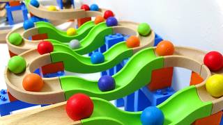 Marble Run Race ☆ TrixTrack 5 Course Compilation & Rolling Sound ASMR