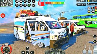 TOYOTA Minibus Van Car Carrying Passengers [Full Level]- Car Driving 3d 2026 - Passenger Car Game screenshot 5