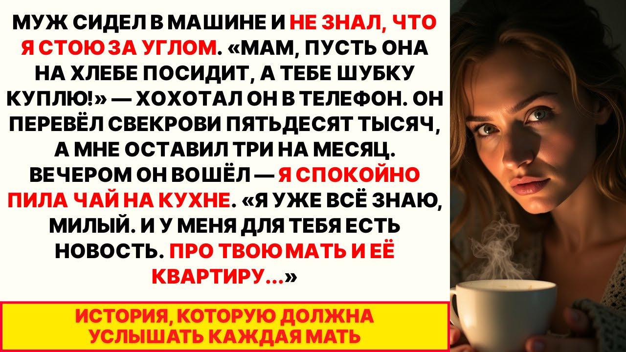 «ПУСТЬ НА ХЛЕБЕ ПОСИДИТ» – сказал муж свекрови. Но я узнала правду про её квартиру и всё изменилось