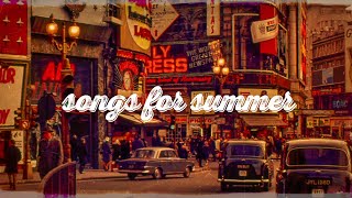 Songs to play on a late night summer road trip!