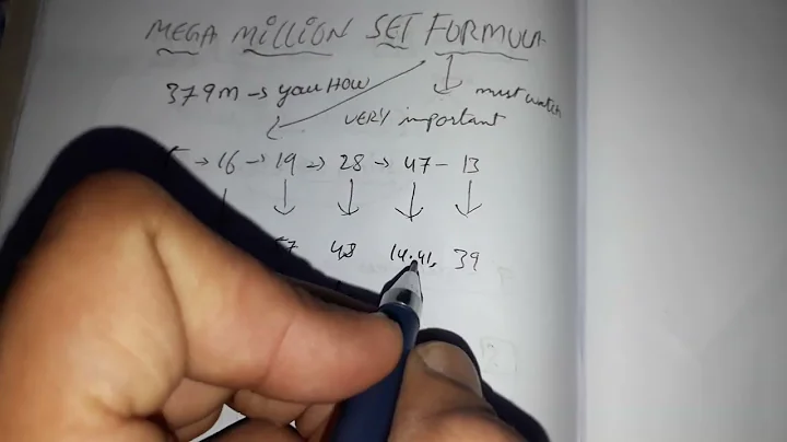 mega million set formula is out now go and watch f...