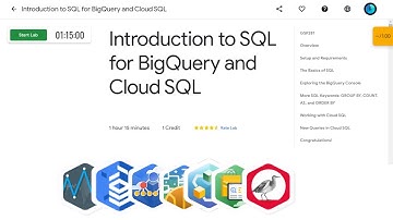 Introduction to SQL for BigQuery and Cloud SQL | Qwiklabs GSP281