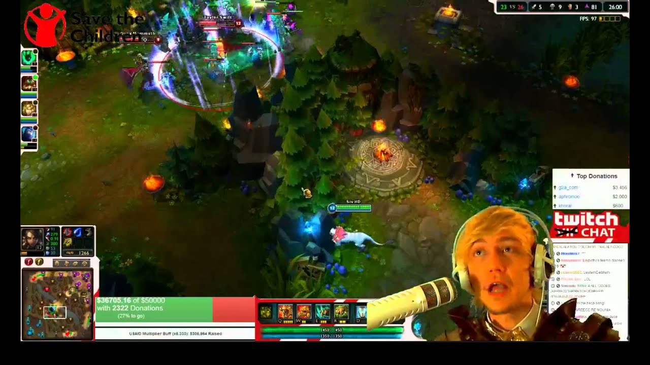 SivHD Singing His Teemo Song.