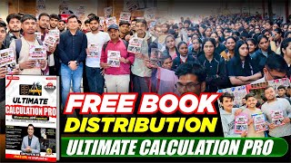 FREE BOOK DISTRIBUTION 🔥 | Ultimate Calculation Pro Book | WiNNERS Institute | Aditya Patel Sir