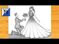How to draw a Cute Couple -Pencil sketch || Drawing easy for beginner || Couple drawing || Drawing
