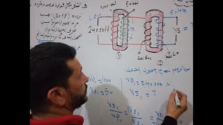 اقوي مسائل الوسام  الدينامو والمحول والمحرك فيزياء ثانويه عامة حسن الكيلاني 2020