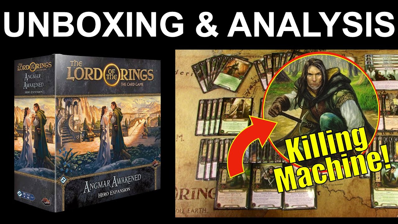 lord-of-the-rings-lcg-angmar-awakened-hero-expansion-unboxing