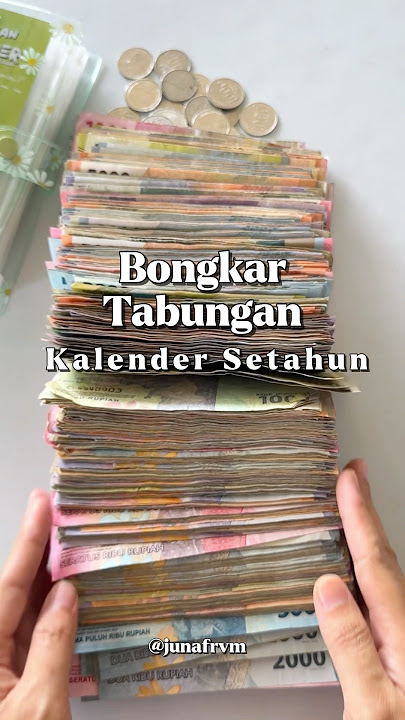 Unpack the Yearly Calendar Savings 🍊shopee gemarnabung.id🍊 #savingchallenge #sinkingfunds #savings