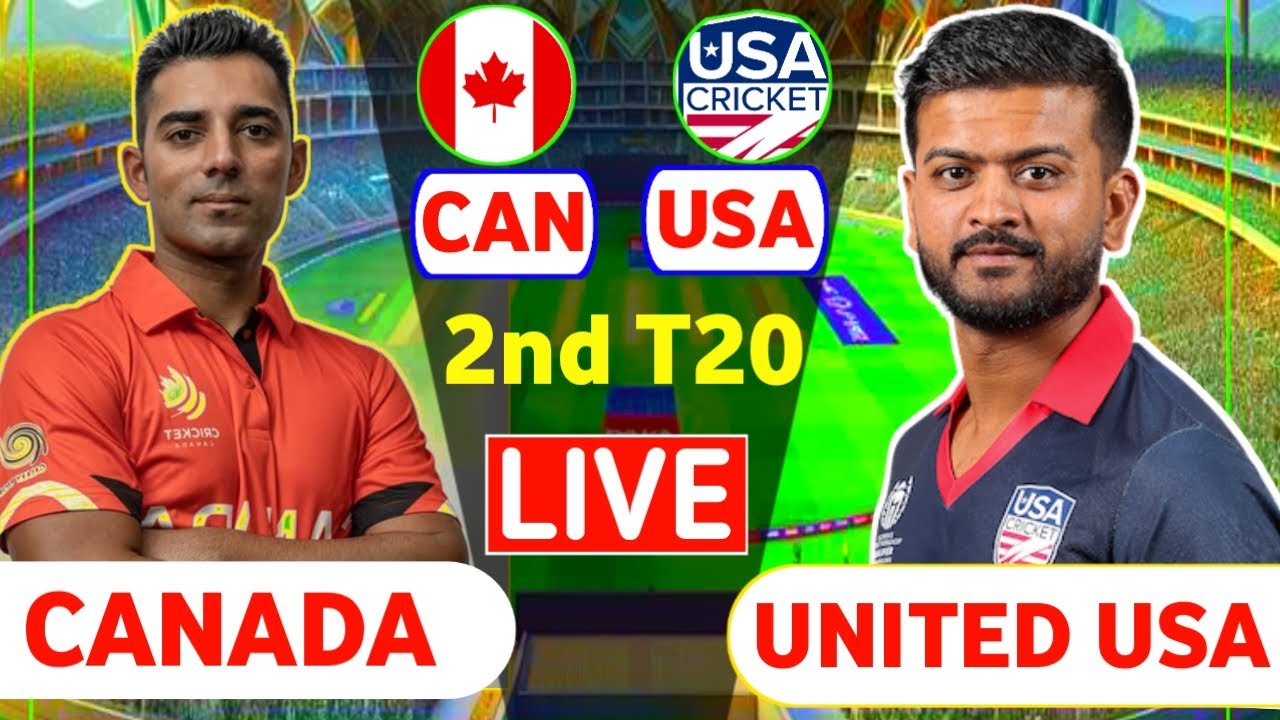 United States vs Canada USA vs CAN 2nd T20I of Canada Tour of USA 2024 LIVE Scores