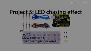 Super kit: LED chasing effect