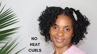 No Heat Flexi Rod on Natural Hair