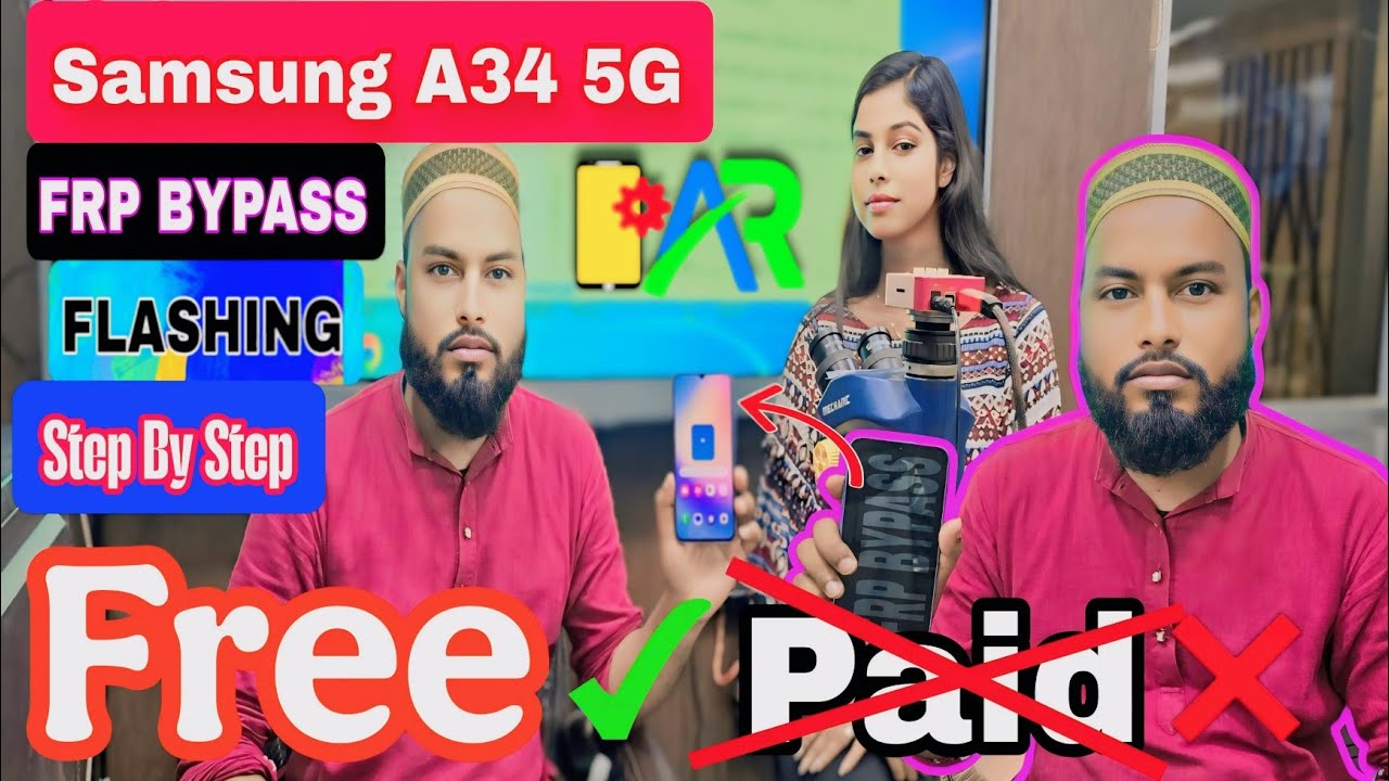 Samsung A34 5G FRP Bypass Free Tool | Samsung Frp Remove Free Offline 
