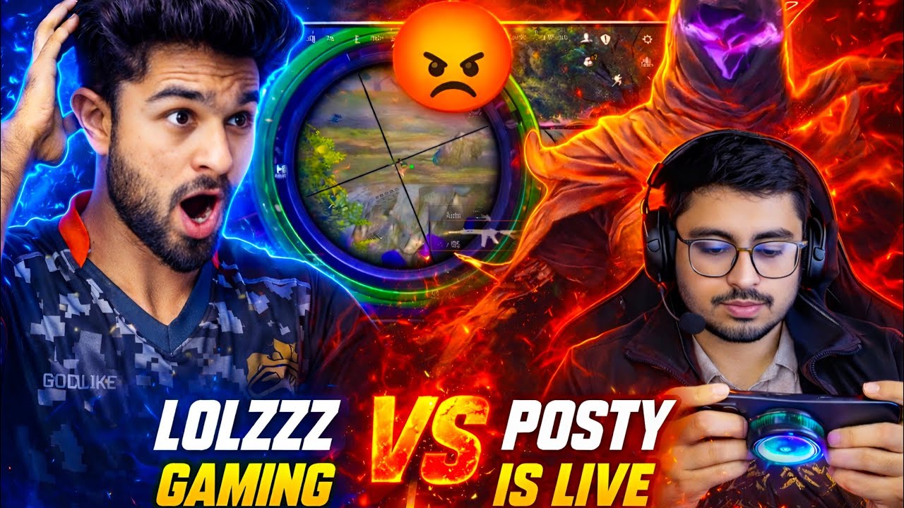 LolzZz Gaming vs Posty Is Live 😱 | Full Gameplay & Insane Fight