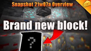 GRIMSTONE and NEW Ore TEXTURES - 21w07a Minecraft 1.17 Snapshot Overview
