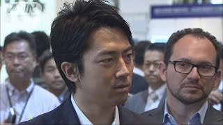 可能性は期待したい・・・小泉進次郎氏「ドローン」視察(15/05/22)