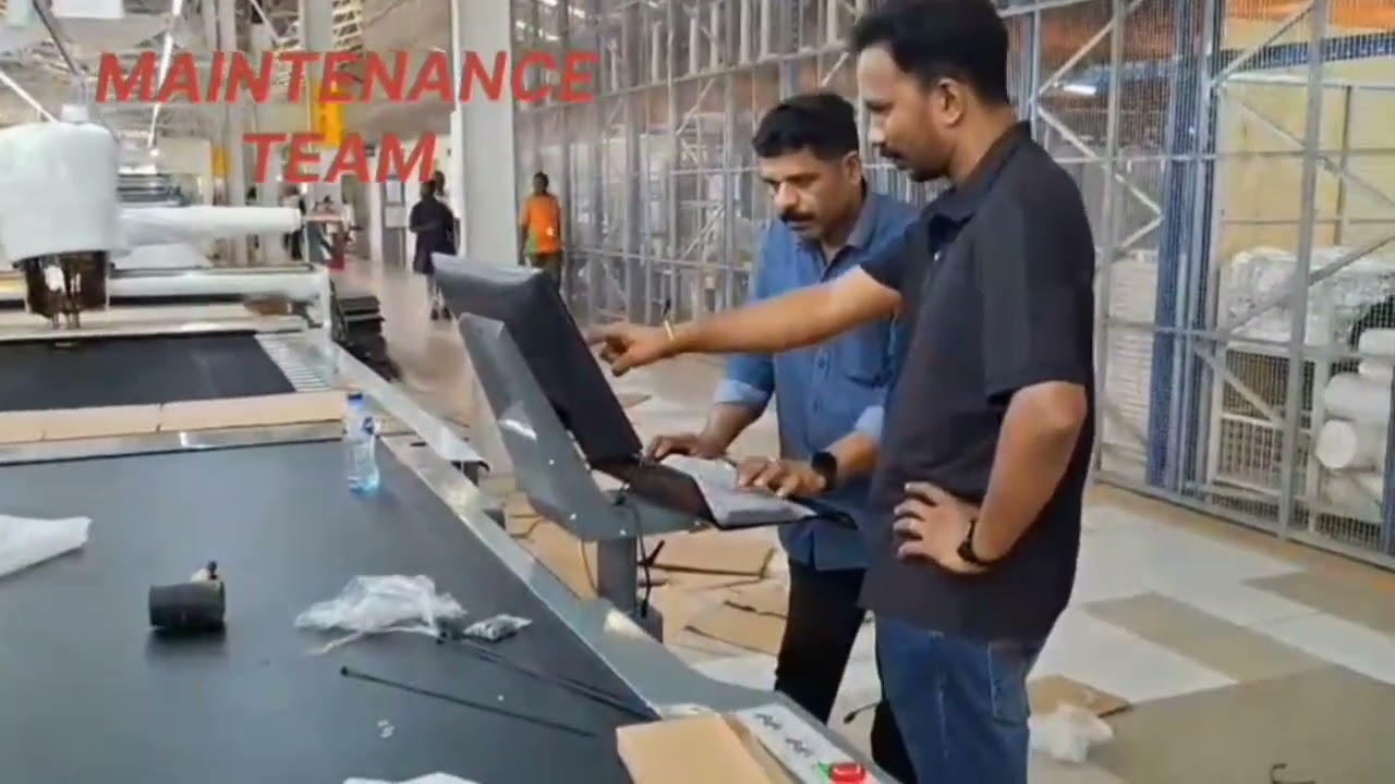 New Auto cutting Machine installing