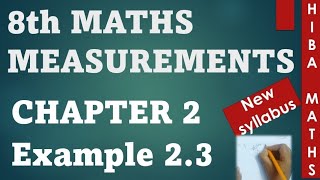 8th maths chapter 2 example 2.3 tn samacheer hiba maths