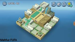 Flow water Fountain 3D puzzle | Pools Level 46