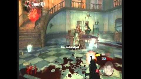 Call of duty Black Ops Wii (2) - Online Zombies (Kino Der Toten) - Round 8