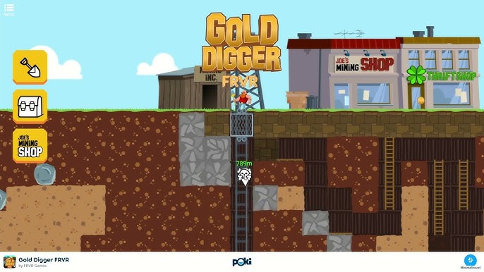 Gold Digger FRVR - Deep Mining by FRVR