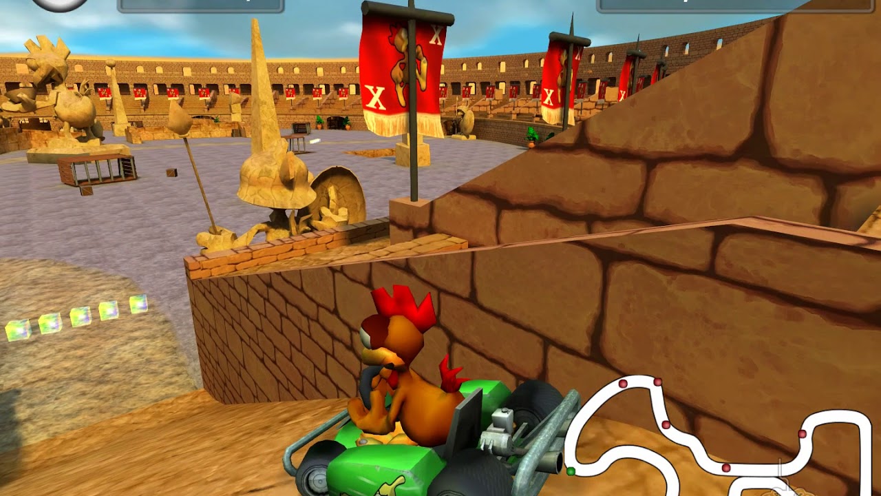 Moorhuhn - Kart 3 #3 Rome 🎮 James Games