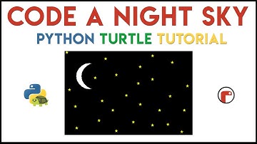 Python Turtle - Code a Night Sky Tutorial