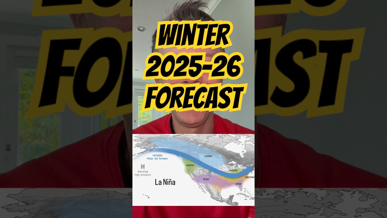 NOAA releases its forecast for winter 2025-26. 