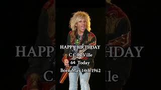 C C De Ville Happy Birthday Poison Guitarist #news #shorts #music