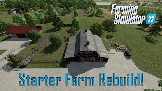 Building the PERFECT U.S. Cattle Farm From Scratch on Griffin Indiana Map | Farming Simulator 22