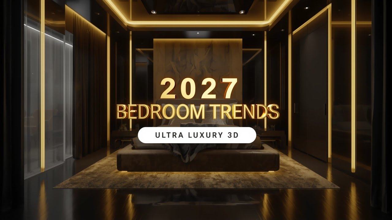 2027 Modern Luxury Bedroom Design Trends | Stunning 3D Interior Ideas